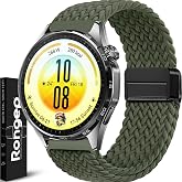 Rongep [&Ouml;rg&uuml; Loop] Huawei ile Uyumlu 22mm Kordon GT7/GT7 Pro/GT6/6 Pro/Runner 2/GT5/5 Pro/GT4/GT3 46mm i&ccedil;in Manyetik Toka GT7