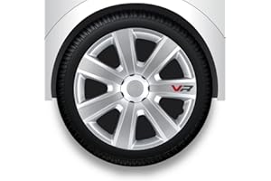 ZentimeX Radzierblenden Radkappen Radabdeckung 14" Zoll #77 Silber ABS