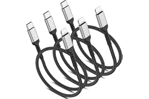 ADILIFT USB C Lightning Kabel 50cm [3 Stück], MFi Zertifiziert PD iPhone Schnellladekabel Geflochten Lightning Ladekabel für Apple iPhone 14 13 12 11 Mini Pro Max, Carplay