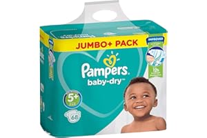 ‎PAMPERS Pampers (Alte Version), Windeln Größe 5 Plus (Junior Plus) 12-17 kg, 1er Pack (1 x 68 Stück)