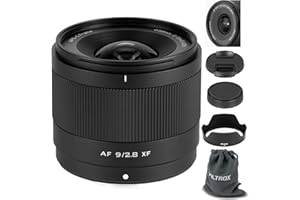 VILTROX 9mm F2.8 XF-Mount APS-C Objektiv für Fuji, Ultraweitwinkel-Autofokusobjektiv für Fujifilm Fuji X-Mount Kameras X-E4 X-E5 X-H1 X-Pro3 X-S10 X-T4 X-T30 XT30II X-T200 X-H2 X-H2S X-T5 X-S20 X-T50
