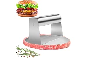 MXTIMWAN Presse à Burger, Presse à Hamburger Smash Burger Press Acier Inoxydable, 5,5 Pouces Presse Steak Haché Antiadhésif pour Steak, Burger, Patties, Barbecue