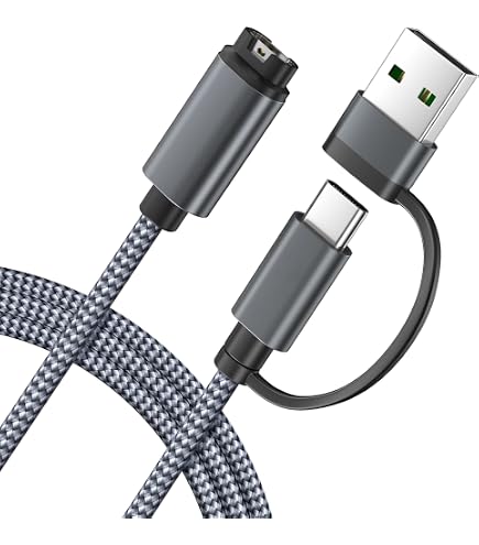 LOKEKE per Garmin Forerunner 265 USB C Cavo di ricarica