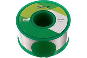 ZSHX Fil de soudure sans plomb Sn99% Ag0.3% Cu0.7% Colophane fil de soudure pour la soudure électrique (0.6mm 50g)