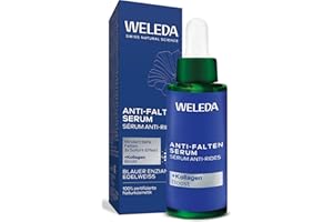 ‎WELEDA WELEDA Bio Anti Falten Serum Blauer Enzian & Edelweiß - Naturkosmetik Natural Anti Aging Gesichtsserum/Gesicht Pflegekonzentrat reduziert tiefe Falten nach 2 Wochen & strafft die Haut (vegan, 30ml)