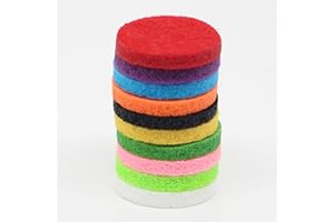 ZEN ARÔME Zen’Arôme Lot de 10 Buvards Pour Diffuseur Voiture Clip’Arôme – Buvards de Rechange pour Diffuseur Voiture – 10 Couleurs différentes – Buvards Neutres à Parfumer