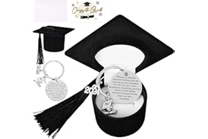 Forfamy Regalo Graduacion, Llavero de Graduación de Acero Inoxidable, Colgante de Llavero Graduado para la 2024, Personalizar Regalos Regalo de Graduación para Amigos