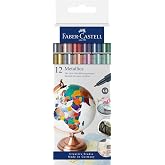 Faber-Castell Metalik Mark&ouml;r, 12'li Set