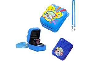 Quintrost Custodia in Silicone per Bitzee Disney Virtual Digital Pet, Cover Protettivo Anti-caduta con Cordino per Bitzee Disney, 3D Antiurto Manica Protettiva per Cucciolo Digitale (Blu)