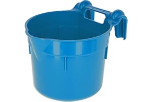 Kerbl Mangeoire HangOn 8 L à accrocher, Bleu Roi