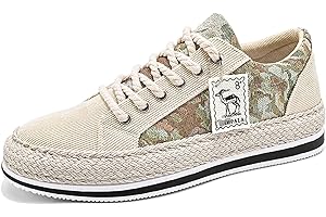 Xinghuanhua Espadrilles Casual für Herren aus Hanf und Kordeldetails mit Rutschfester Sohle Freizeitschuhe Mode Bequeme Flats Fahrschuhe 39-44