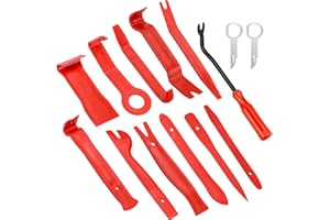 ALFFREUDE 14PCS Outils pour Garnitures, Outil Démontage Garniture Installation Kit Outils Installateur Pry Outil Outils De DéMontage De Garnitures Kits de Retrait Automatique de la Garniture