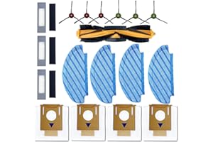 S YTALAND Ytaland główna szczotka wałkowa filtr HEPA szczotka boczna mopa zestaw akcesoriów do Ecovacs Deebot N8/N8+/ N8 Pro/ N8 Pro+/ OZMO T8/ T8+/ T8 AIVI/ T8 AIVI+/ T9/ T9+ części zamienne do robota