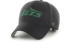 47 New York Jets NFL MVP Unisex Baseball Cap, Adjustable, Team Badge, Black