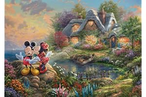 Schmidt 59639 Thomas Kinkade Disney Mickey Mouse Jigsaw Puzzle, 1000 Pieces