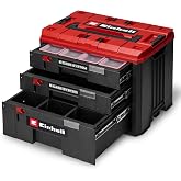 Einhell Orijinal E-Case &Ccedil;ekmece 4540047 | E-Case sistemi | 41,5 x 25 x 28 cm | maks. 60 kg | 2 &ccedil;ekmece, 5,5 cm | 1 &ccedil;ekmece, 1