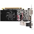 Annadue GT 610 2GB Graphics Card, DDR3 64Bit PCI Express X16 1.1 PC Gaming Video Card with Cooling Fan for Desktop Computer, Support HDMI DVI VGA