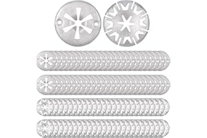 ‎ZOCIPRO Zocipro 100 Stück Klemmscheiben Hitzeschutzblech, Metall Star lock Sicherungsscheiben, zur Befestigung von Clips und Hitzeschutzblech Reparatursatz unter der Haube für VW, Verschiedene Autos