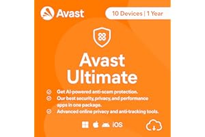 Avast Ultimate 2026 | 10 Devices | 1 Year | Activation Code by email