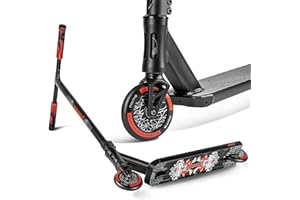 Scooter Movino Maniac | Système de Compression IHC | Trottinette Freestyle Tout Terrain | Street Deck | Roues à Noyau Plein de 110 mm