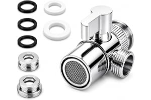 3-vägs Omkopplareventil för Kran, Reservdelar för Kök och Badkar M22-M24/M28 G1/2”, Omkopplareventil för Badrum, Kök och Hemmabruk