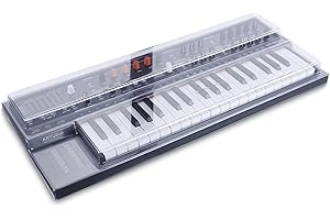 Decksaver Pokrowiec na Arturia MiniFreak - Supertrwała pokrywa ochronna z poliwęglanu w kolorze przydymionym, przezroczystym kolorze, wyprodukowana w Wielkiej Brytanii - wybór producentów dla