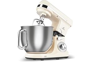 Karaca Blendburst mikser stojący, Iconic Beige – wydajne urządzenie kuchenne o mocy 1400 W i pojemności 5,7 l