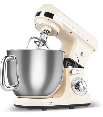 ZEEGMA Planet Trio Kitchen Robot – 1500W Planetary Mixing System – Includes 3 Stainless Steel Blades 5,2L 4,5L 4L – 10 Speed Settings & Pulse Function – Lid with Accessories – Non-slip