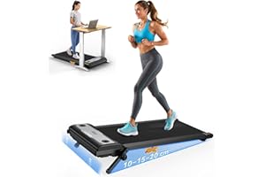 SERVFIT Walking Pad, 3-in-1 Laufband mit 12% Steigung, 6 km/h Leises Laufband für Zuhause, Tragbares Walking Pad mit Tragkraft von 120 kg Fernbedienung & LED-Anzeige für Zuhause und Büro
