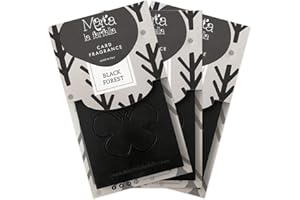 Marta La Farfalla Tessere profumate appendibili per armadi e cassetti Kit da 3pz profumazione Maschile Black Forest