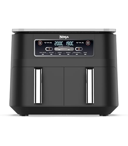 DOMO DO543FR Deli-fryer avec fenêtre de visualisation - 8 L - 1800 W - noir