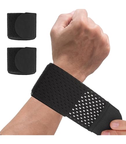 Bandeau Poignet Serre-poignets Sport Flintronic - 2 Paires Noir/gris - Absorbants Et élastiques - Gym, Tennis, Basket Bracelets Absorption Transpiration Bandeau Poignet Serre-poignets Sport Flintronic - 2 Paires Noir/gris - Absorbants Et élastiques - Gym, Tennis, Basket Bracelets Absorption Transpiration