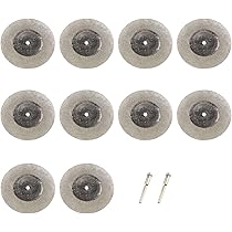 Dischi Diamantati Per Taglio Vetro E Pietre - 5 Pezzi Con Punta Trapano - Per Utensili Rotanti - Foto 2