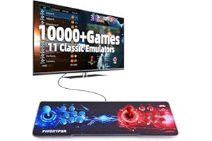 ARGAME Pandoras Box Arcade，10000 Games in One Arcade Machines, Version with WiFi，3D Retro Console with Arcade Joystick Dual Joysticks，HDMI VGA USB, 1280X720 Full HD，Plug and Play Video Games