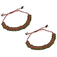 eshoppee feng Shui 17 Coin Bracelet Lucky Coin Bracelet Set of 2 PCS