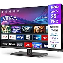 Smart TV TuTu 25 Pollici Full HD - WiFi, App Store, Triplo Tuner, Modalità Hotel, 2024 - Foto 12