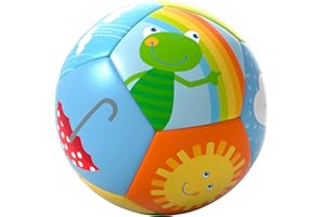 Haba - Palla per bebè, con arcobaleno, giocattoli per bambini, multicolore (306318)