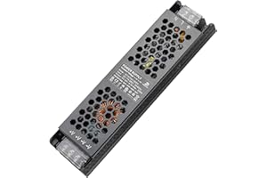 Transformador 220V a 24V, 200W Driver para LEDs, 8.33A Fuente de Alimentación, Ultrafino Adaptador de Voltaje Constante para Tiras LED Bombillas MR11 G4 MR16, DUSKTEC
