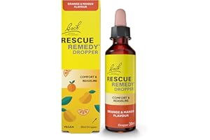 Rescue Remedy Orange & Mango Dropper | Daily Support for Stressful Moments | Bach Original Flower Essences | Easy-to-Use 20ml Dropper.
