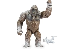 MonsterVerse Godzilla vs Kong 6' Antarctic Kong w/Osprey,Multicolor,MNG14000