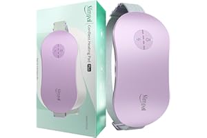 Slimpal Fascia Riscaldante Dolori Mestruali, Portatile Cintura Riscaldante Elettrica Indossabile, Lavoro Costante, Regali per Donne Ragazze, Viola