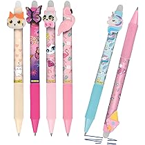 SUNXBUK Gelstifte Radierbar: 6 Stück 0,5 Mm Für Schule & Büro