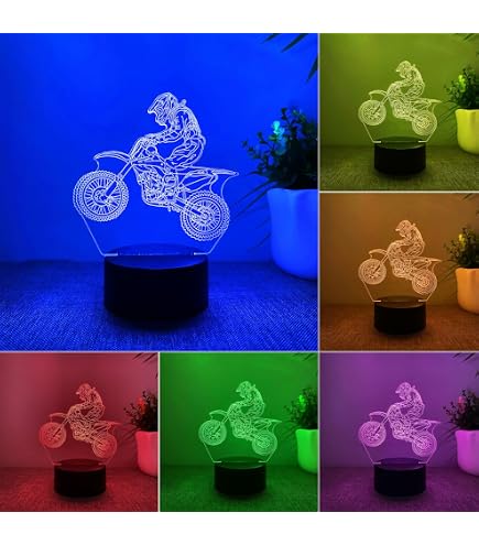 Luce Notturna 3D Vergine Maria - LED 16 Colori Con Telecomando