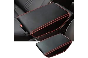 CDEFG Compatible avec VW Polo AW Taigo 2018-2021 2022 2023 Housse de Protection pour Accoudoirs Voiture Console Centrale Accoudoir Couverture Couvercle de boîte d'accoudoir Intérieur Accessoire