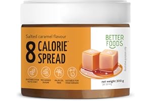 BETTERFOODS Better Foods sabor caramelo salado untable de 8 calorías | Producto adelgazante vegano sin gluten para diabéticos - 300g