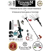 Titanium Olive Lion Plus Ak&uuml;l&uuml; Zeytin Hasat Makinesi ve GTA35 Ak&uuml;l&uuml; Budama