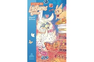 Carnet de lectures 6ème - Studieux alpagas - Objectif 20 livres: fiches à compléter pour résumer les livres étudiés pendant l'année scolaire
