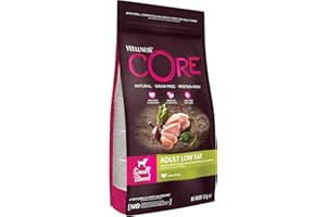 Wellness CORE Low Fat, Croquettes pour Chien de Petite Taille, Faible en Graisse, Contrôle du Poids, 100% Naturelles et Viande Fraiche, Dinde 1.5 kg