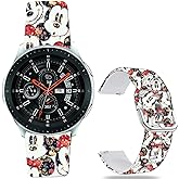 S  Silikonb nder Kompatibel mit Samsung Galaxy Watch 6 Classic 43mm 47mm20mm Sportarmb nder Kompatibel mit Samsung Galaxy Watch 7/6/5/4 40mm 44mm Smartwatch Armb nder f r Frauen M nner.