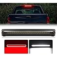 F150 Third Brake Light Compatible with F150 1997-2003, Excursion 2000-2005 Center High Mount Stop Light (CHMSL) Smoked Lens LED Cab Roof 3rd Brake Light(Red) Cargo Light(White) OE#65B13A613-AB